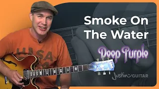 How to play Smoke On The Water by Deep Purple | Easy Guitar