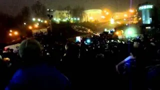 Майдан, 24.11. Бійка за намети #Євромайдан