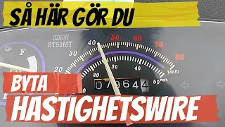 BYTA HASTIGHETSWIRE - SÅ HÄR GÖR DU! | BAOTIAN | GY6 | BT49QT-9 | MOPED | 4 takt | Hastighetsmätare