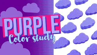 Purple Color Study 💜 Learn to create custom colors for bath bombs and other DIY cosmetics!