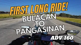 BULACAN TO PANGASINAN | FIRST LONG RIDE WITH OUR ADV 160