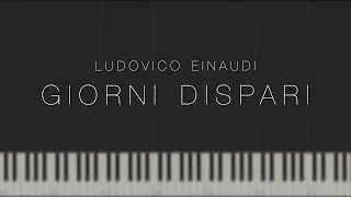 Giorni Dispari - Ludovico Einaudi  Synthesia Piano Tutorial