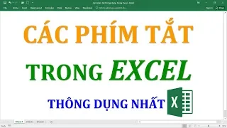 Các phím tắt thông dụng trong Excel bạn cần biết