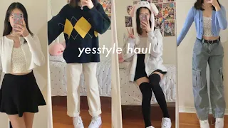 a cute and simple yesstyle try-on haul🤍