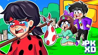 LADY BUG SE VA DE PK XD PARA SIEMPRE 😨💔 ADIOS A LADYBUG 😭 BELA JUEGA PK XD ROLEPLAY