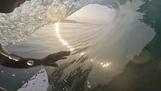 Beautiful Sunrise Barrels! (RAW POV)