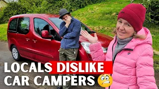 Our First Night Car Camping And We Got Told To Move On