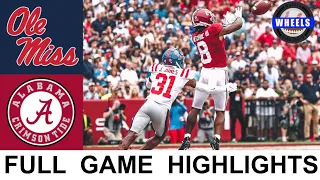 #1 Alabama vs #12 Ole Miss Highlights | College Football Week 5 | 2021 College Football Highlights