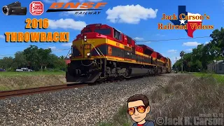 2016 Throwback! Railfanning Refugio, TX 5/7/16, Feat BNSF, KCS