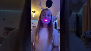 Trying out new flashing mouthpiece