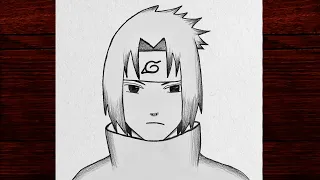 How To Draw Sasuke Uchiha Step by Step || Easy Anime Drawing || Drawing Anime For Beginners