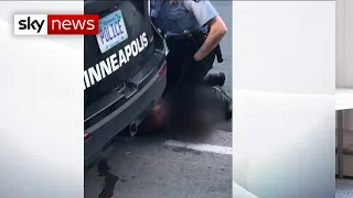 Unarmed black man dies after being knelt on by police in Minneapolis