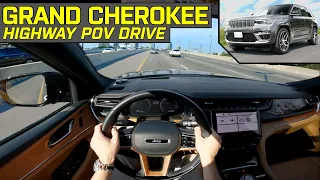 SAFETY & DRIVING ASSIST TEST! - 2022 Jeep Grand Cherokee - Highway POV Test Drive