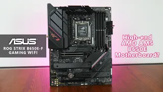 Get this over an AMD X670 board? ASUS ROG STRIX B650E-F GAMING WIFI Unboxing & Overview