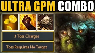 Greevil's Greed + Sleight of Fist + Toss [Ultra GPM Combo - One Shot] Dota 2 Ability Draft