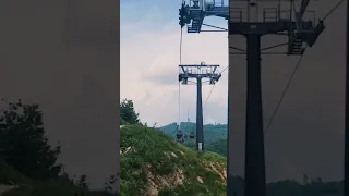 Zagreb Sljeme Cable car.. #croatia #zagreb #sljemecbalecar #summer #shortvideo #shorts