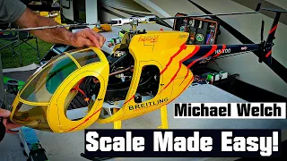 Scale MD500E (600size) build Overview