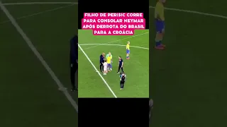 Filho de Perisic consola Neymar após derrota para a Croácia | .OTS | #shortsfifaworldcup