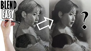 Drawing from Rough to Smooth! How to Draw & Blend Fast & Easy with Charcoal Pencils?