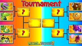 PVZ 2 Mod Tournament! Every Plants Max Level - Who is Best?