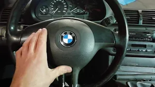 Как снять руль bmw e46