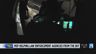MSP helps law enforcement agencies from the sky