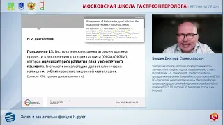 Бордин Дмитрий Станиславович Зачем и как лечить инфекцию H  pylori