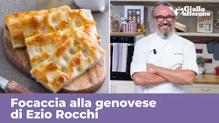 GENOESE  FOCACCIA by Ezio Rocchi PERFECT ORIGINAL RECIPE