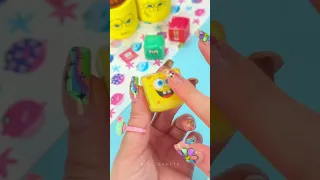 DIY – SQUISHY DE BOB ESPONJA COM FITA NANO #shorts #youtubeshorts #nanotape