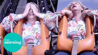 Josie Takes On One Of Britain’s Scariest Roller Coasters Live On Air | This Morning