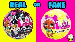 FAKE or REAL LOL Surprise Balls You Decide Cupcake Kids Club