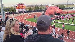 Shallowater mustangs football entrance