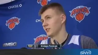 Has Kristaps Porzingis hit a rookie wall?