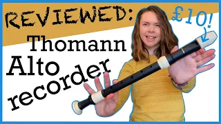 Review of the plastic Thomann Alto Recorder.