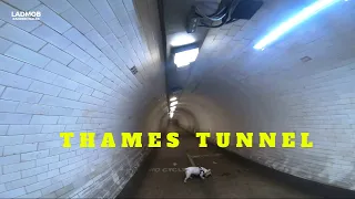 Walking UNDER THAMES RIVER | Greenwich Foot Tunnel