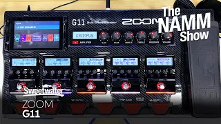 Zoom G11 Guitar Multi-effects Pedal at Winter NAMM 2020