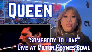 Queen - Somebody To Love ( Live At Milton Keynes Bowl,1982) / Reaction