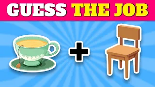 Can You Guess The JOB By Emoji? 🧑‍⚕️👮| Emoji Quiz 2024