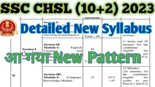 SSC CHSL Syllabus 2022-23 | SSC CHSL Syllabus and Exam Pattern 2022 | Full Detailed Information