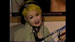Cyndi Lauper 3-25-96 late night TV interview & performance