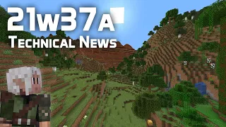 Technical News in Minecraft Snapshot 21w37a