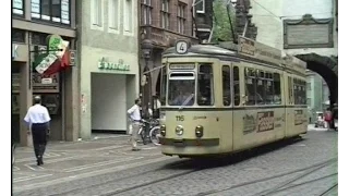 Straßenbahn Freiburg 1992 GT4