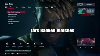 Tekken 8: Lars Becomes Tekken God Supreme Ranked matches