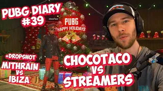 ChocoTaco vs Streamers | Streamer Vs Streamer | PUBG DIARY #39