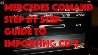 Mercedes Comand System  ★ Importing CD's to the Comand System Hard Drive