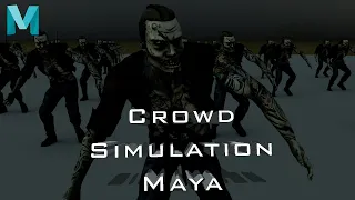 Crowd Simulation (maya)