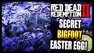 Red Dead Redemption 2: SECRET BIGFOOT EASTER EGG LOCATION!