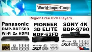 Region Free Blu Ray DVD Players