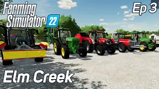 ⭐ Farming Simulator 22 ⭐FS22 ⭐ Elm Creek⭐ Mowing & Baling Grass, Sowing Barley ⭐ Ep 3