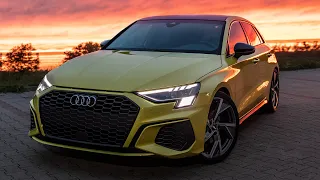 2021 AUDI A3 SPORTBACK 35TFSI - IN GORGEOUS SPEC! S-Line, Python Yellow + Black Optics - In Detail